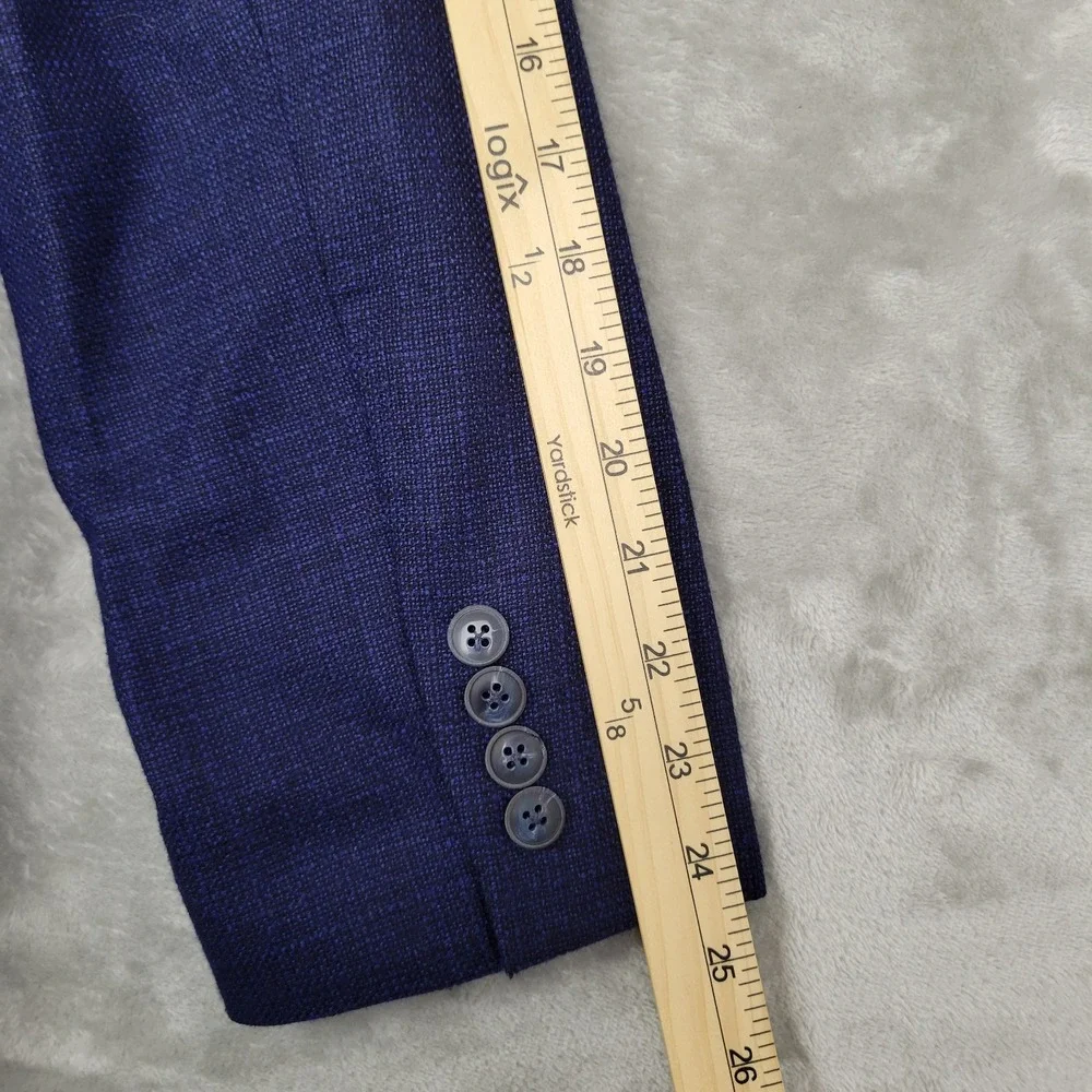 Joseph Abboud Heritage Men's 42R Blue REDA Super 110's Italian 100% Wool